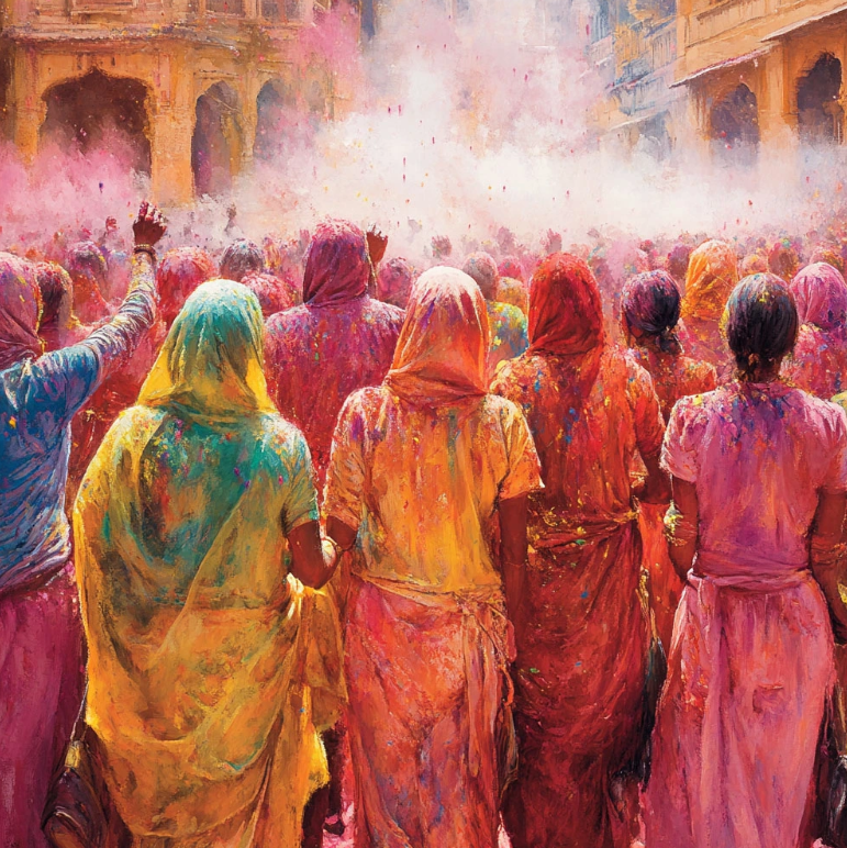 indická slavnost Holi